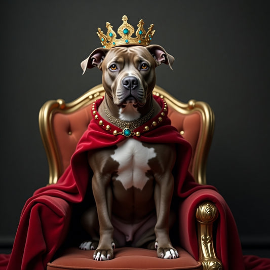 Elegant Royal Pet Artwork